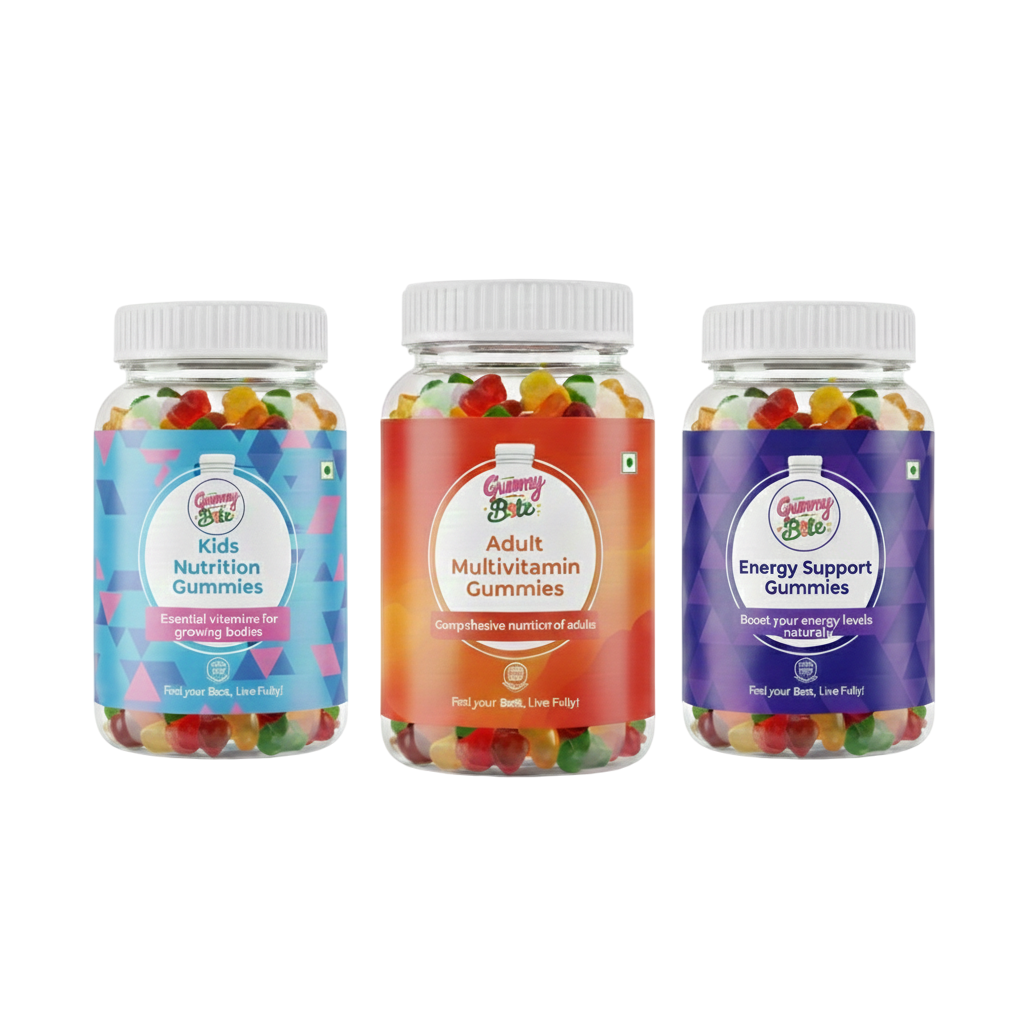 Gummy Bite Brain Gummies Jar Packaging